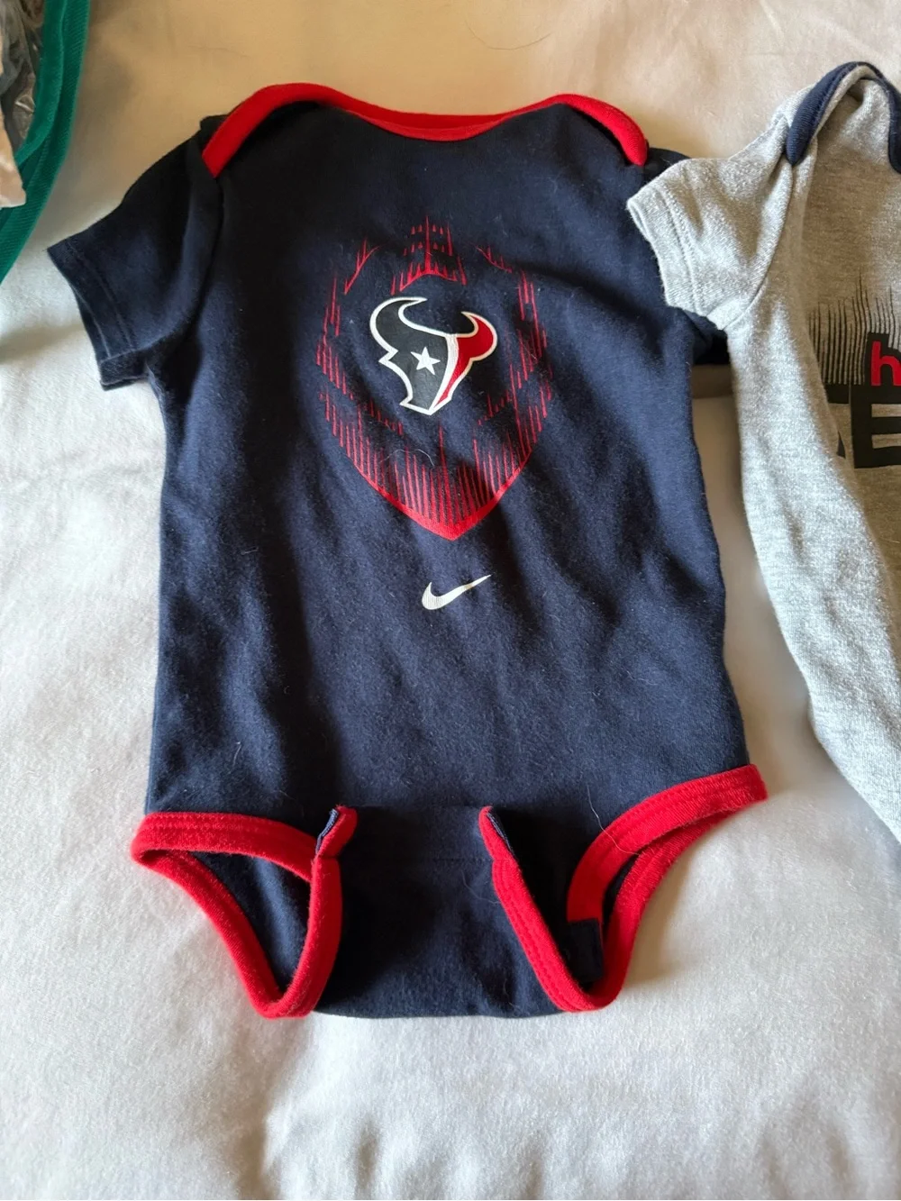 Nike Houston Texans Infant Bodysuit Set - Red, Navy & Gray